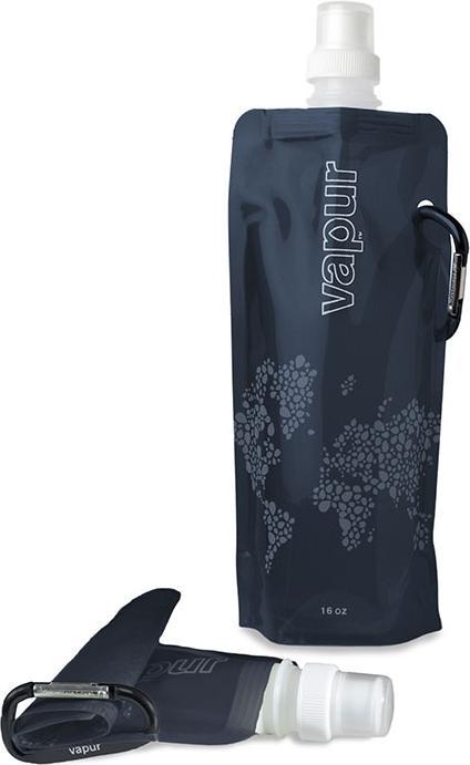Immagine prodotto Stride Trinkblase Tragbarer Wasserbeutel Faltbare Festival Trinkflasche mit Karabiner - Div. Farben 480ml (0.48 l)