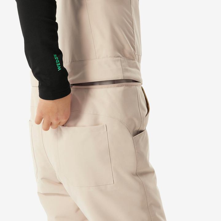 Image du produit Wedze Salopette de snowboard enfants piste - 500 blanc (164)