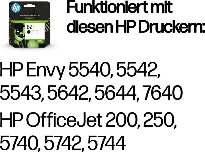 Produktbild HP 62xl (BK)