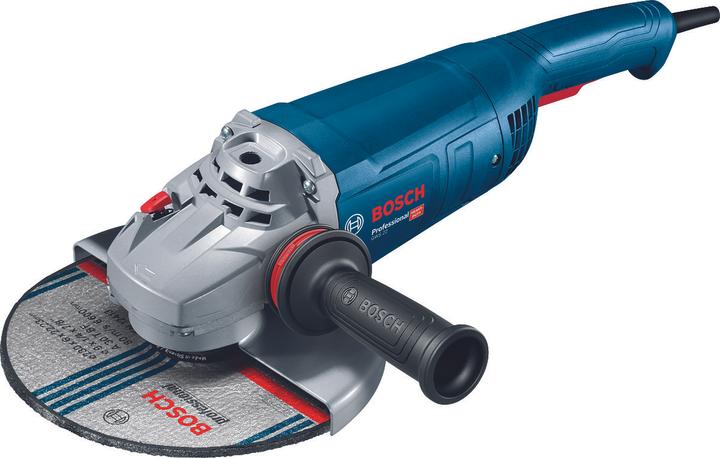 Karton, Zusatzhandgriff Vibration Control (2 608 900 001), Aufnahmeflansch (1 605 703 099), Spannmutter (1 603 340 040), Abdeckschutz (1 619 P15 668), Zweilochschlüssel (1 607 950 048)