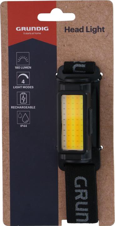 Actual product image Grundig Headlight 500mAh 180lm (180 lm)