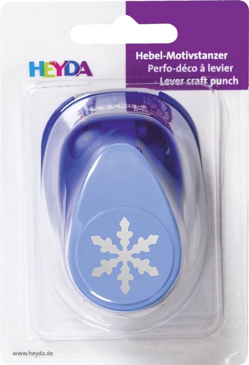 Immagine prodotto Heyda Punzonatrice per cartoncino fino a 220g/mq fiocco di neve grande circa 25x25mm