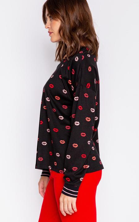 Immagine prodotto Pj Salvage Pigiama top "Be mine" nero/piccolo a fantasia (M)