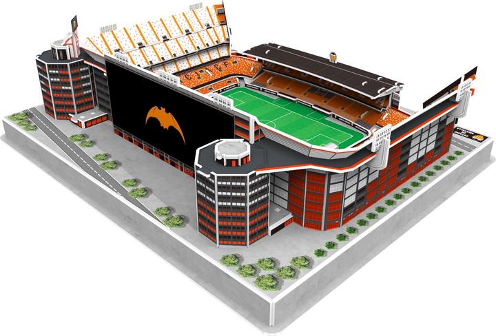 Actual product image Eleven Force Valencia CF Mestalla Stadium 3D Puzzle with LED (87 pieces)