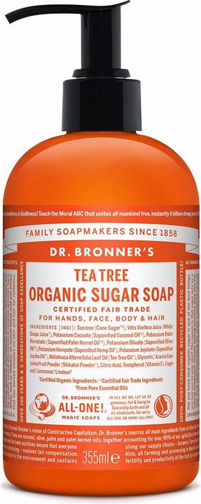 Produktbild Dr. Bronner's Sugar Soap (Flüssigseife, 355 ml)