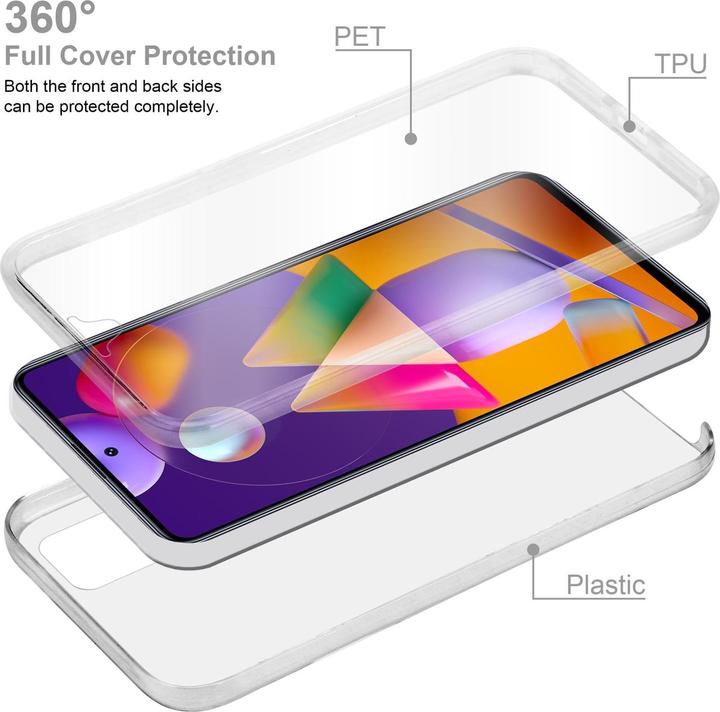 Productafbeelding Cadorabo TPU 360 graden hoesje (Samsung Galaxy M31s)