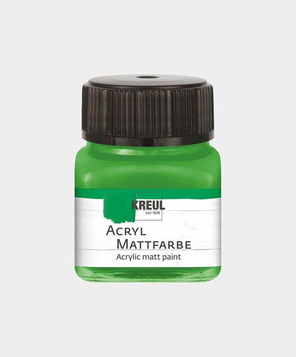 Produktbild Kreul Acryl Mattfarbe, 20 ml (Hellgrün, 20 ml)