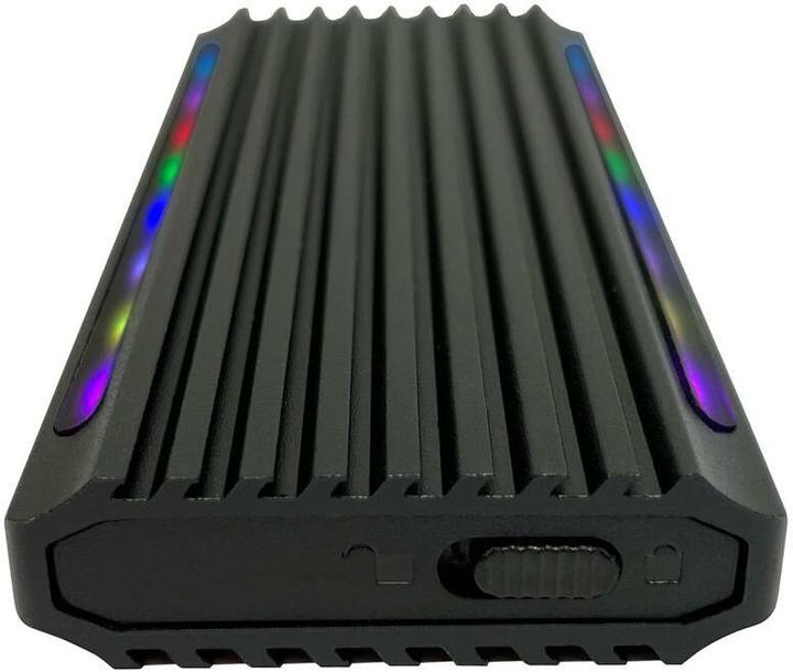 Actual product image LC-Power USB3.2 LC-M2-C-NVME-4 f. M.2 SSD drive housing (M.2)