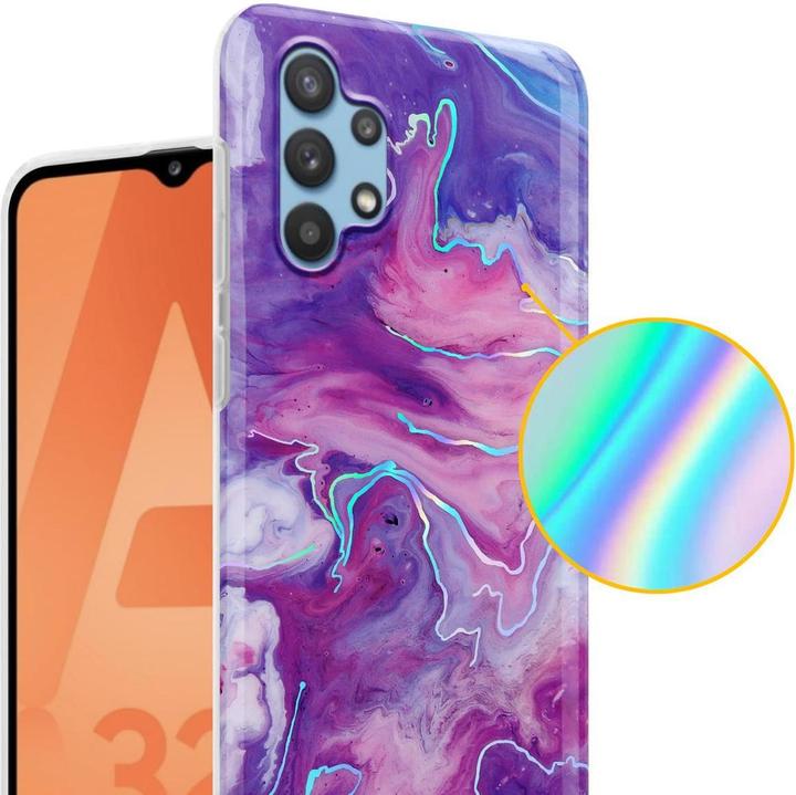Image du produit Cadorabo Couverture IMD TPU Marbre coloré (Samsung Galaxy A32 5G)