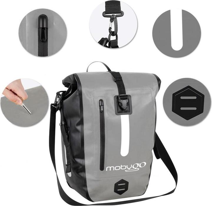 Mobygo CB25L (27 l, Gepäckträgertasche)