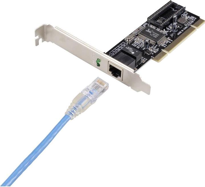 Actual product image Renkforce RF-6335528 Network card 1 GBit/s PCI, LAN (10/100/1000 MBit/s) (PCI)