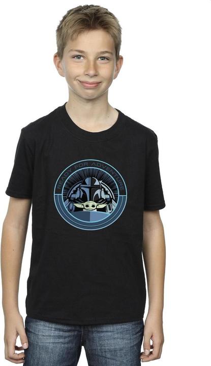 Produktbild Star Wars The Mandalorian Grogu Ready For Adventure TShirt Jungen (140, 146)