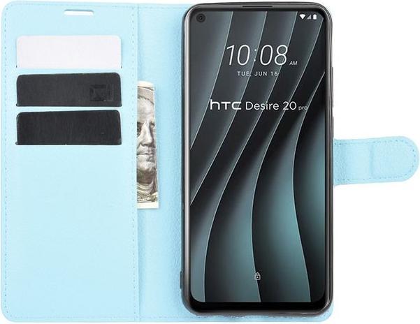 Actual product image MU Classic Litchi Leather Bookcover Series (HTC Desire 20 Pro)