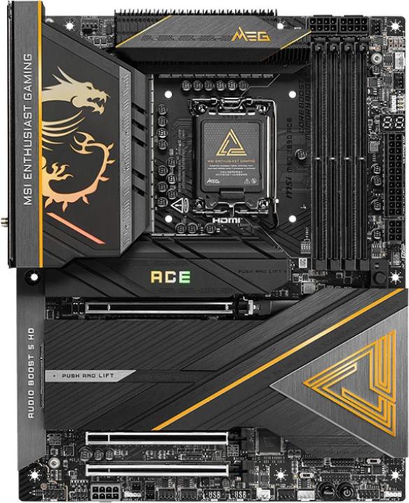 Actual product image MSI MEG Z890 ACE (LGA 1851, Intel Z890, ATX)