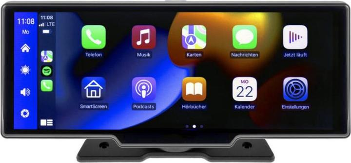 Novidarte Dashcam mit Carplay 9.8 Zoll (Eingebautes Display)