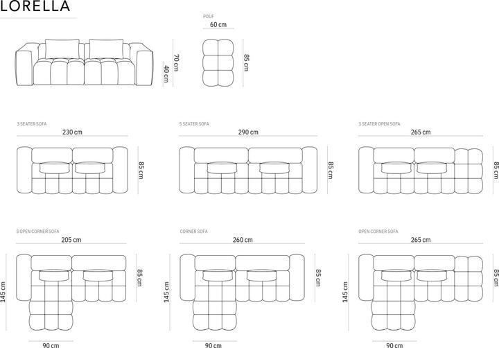 Actual product image CXL by Christian Lacroix Lorella (2 person sofa, 3-seater, 4-seater)