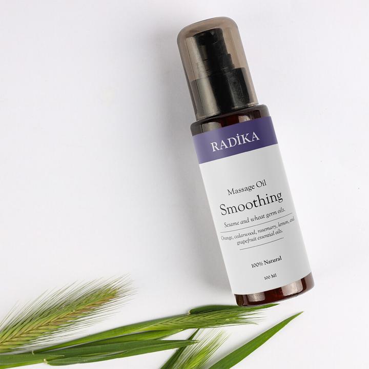 Actual product image Radika Massage oil, Smoothing massage oil, 100% pure, organic, natural, 100 ml (100 ml)