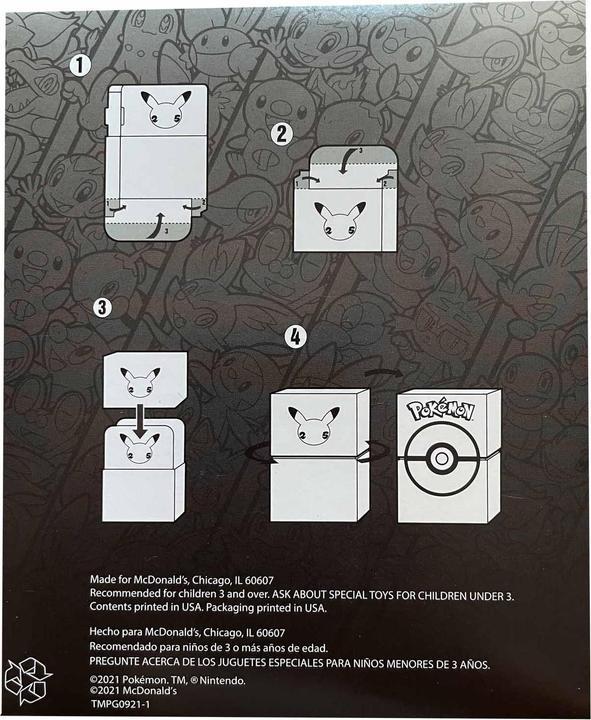 Image du produit Pokémon 25th Anniversary McDonalds Promo Booster 2021 (Anglais, Pack de boosters)