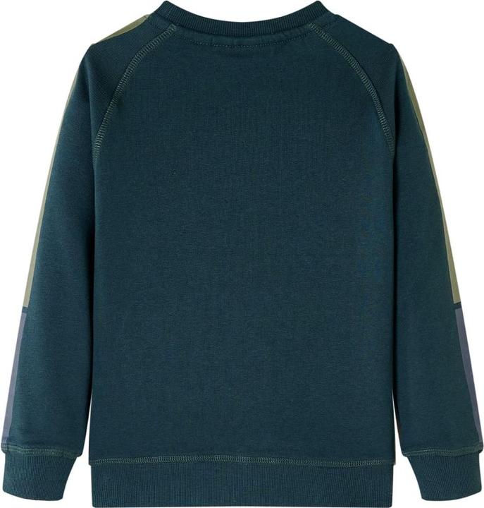 Actual product image VidaXL Children's sweatshirt moss green 104,Material: 80 % cotton. 20 (104)