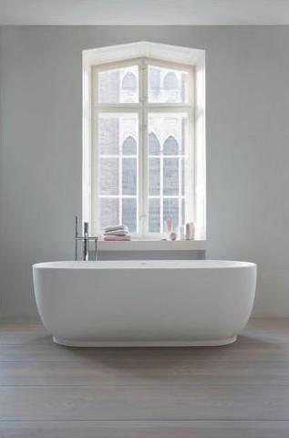 Actual product image Duravit Bathtub LUV 1800x850mm free-standing 2 back slopes white (252 l, 180 cm, 85 cm)