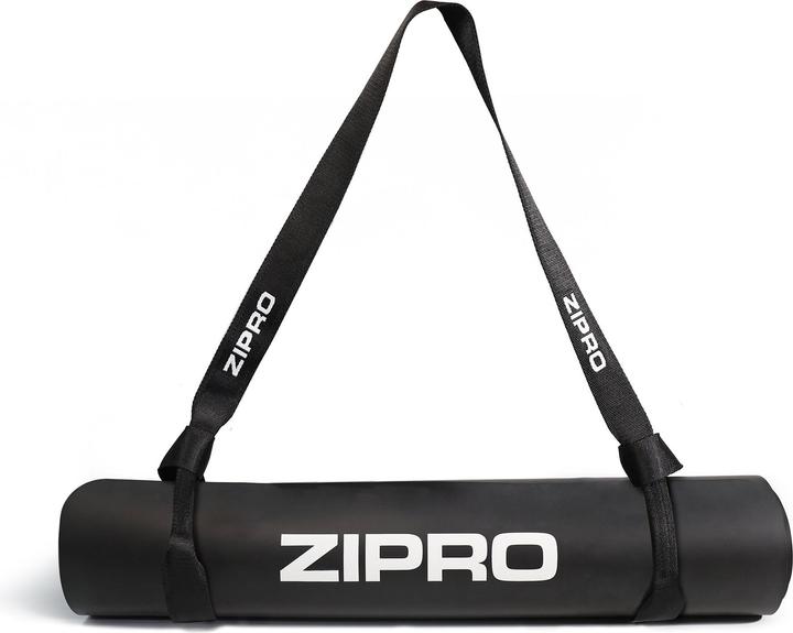 Image du produit Zipro Tapis en caoutchouc naturel avec ceinture de yoga (6 mm)