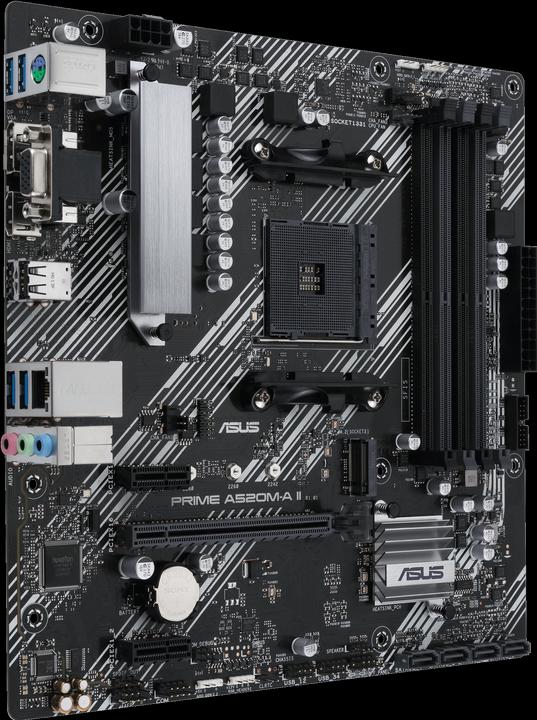 Immagine prodotto ASUS PRIME A520M-A II/CSM (AM4, AMD A520, mATX)