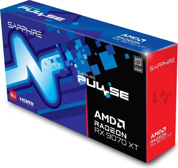 Produktbild Sapphire Pulse Radeon RX 9070 XT Gaming (16 GB)
