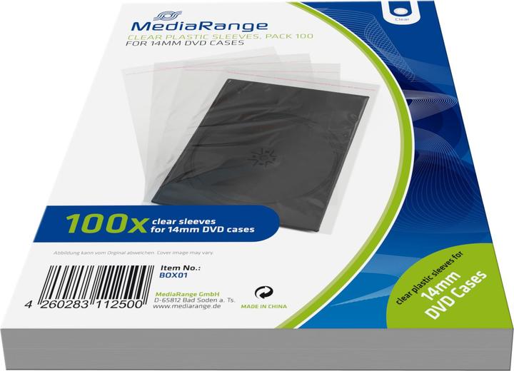 Immagine prodotto MediaRange DVD PLASTIC CASE (100) BOX01 Custodie vuote trasparenti
