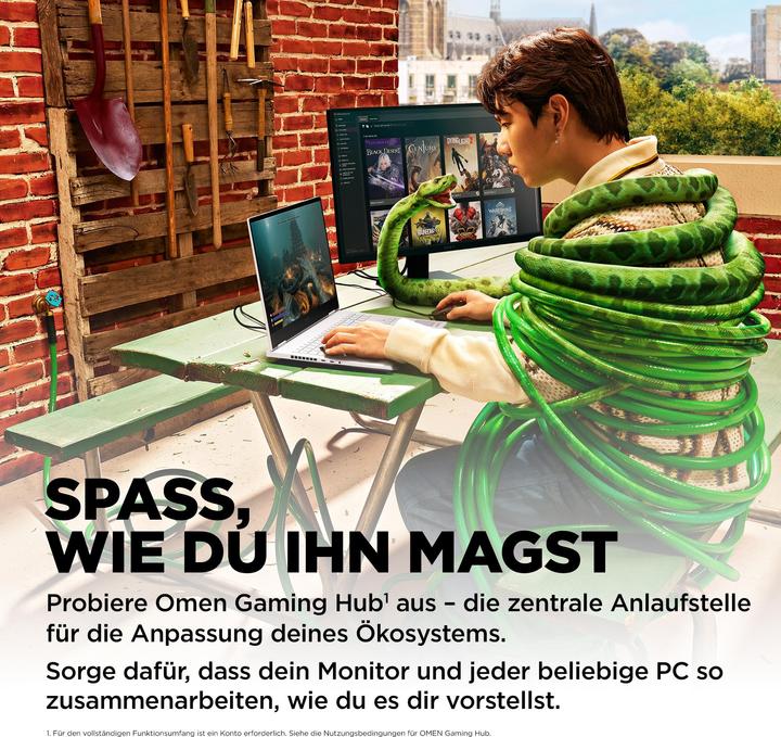 Image du produit HP OMEN/24/23,8"/IPS/FHD/165Hz/1ms/Black/2R (1920 x 1080 pixels, 23.80")