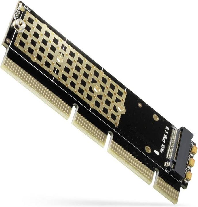 Axagon PCEM2-1U PCI-E 3.0 16x - M.2 SSD NVMe, jusqu'à 80mm SSD, profil bas 1U