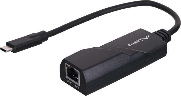 Lanberg NC-1000-02 Netzwerkadapter (USB 3.1, USB-C, 1x 10/100 / 1000Mbps) (USB-C, RJ45 Gigabit Ethernet (1x))