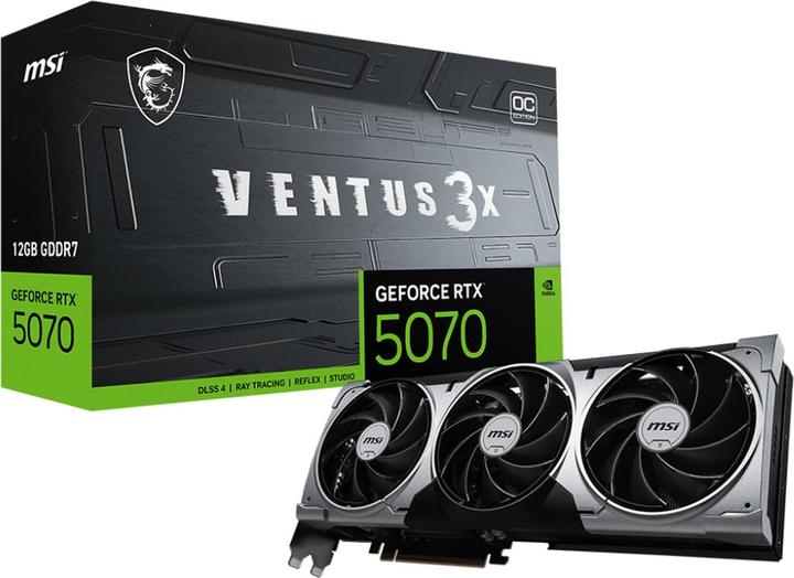 Productafbeelding MSI RTX 5070 12GB VENTUS 3X OC (12 GB)