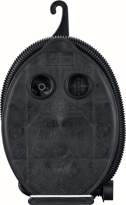 Actual product image Bestway 62004 / 24 foot air pump black, blue inflatable boats