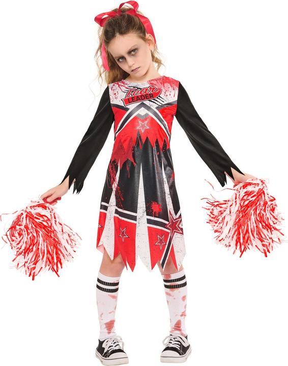 Produktbild Bristol Novelty Zombie Cheerleader Kostüm Mädchen (128)