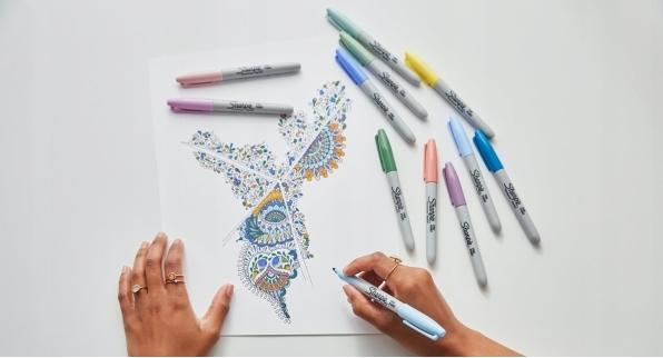 Actual product image Sharpie Permanent marker (Multicoloured, 1 mm, 12 x)