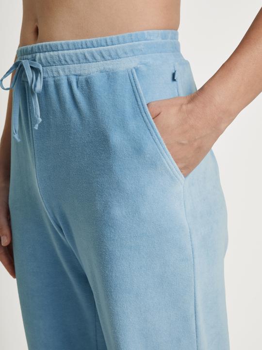 Produktbild Calida Hose Loungewear "Lounge Velours" hellblau (38)