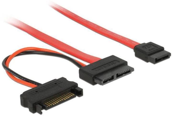 Actual product image Delock SATA2 cable for slimline devices