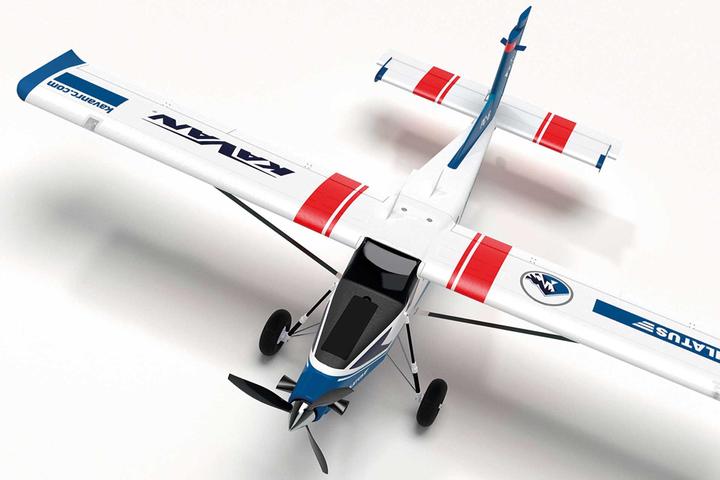 Actual product image Kavan Pilatus PC-6 Porter 1500mm ARF - blue (Scale Helicopter)