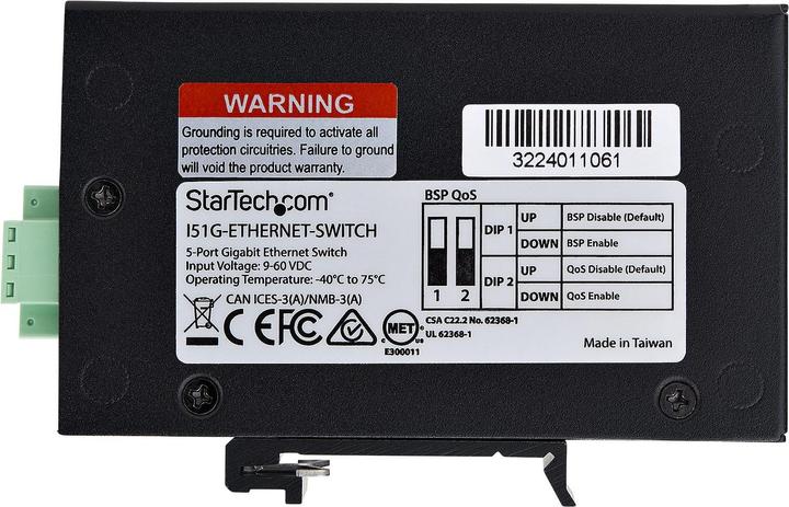 Actual product image StarTech Unmanaged Switch 5-Port Taa - (5 Ports)