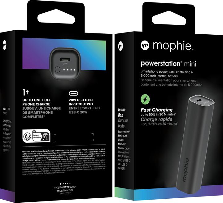 Image du produit mophie Powerstation Mini (5000 mAh, 20 W)