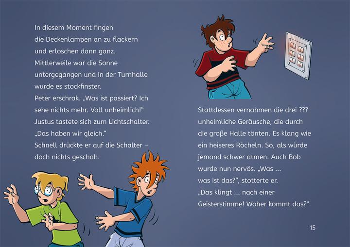 Immagine prodotto Kosmos Die drei??? Kids, Bücherhelden 2. Klasse, Geister in der Schule (Tedesco, Ulf Blanck, Boris Pfeiffer, Stefani Kampmann, 2024)