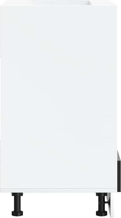 Image du produit VidaXL Armoire pour four Lucca Noir Bois composite Armoire pour four (60 x 46 x 81.5 cm)