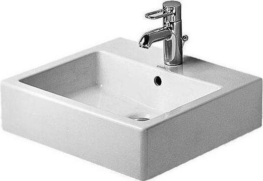 Image du produit Duravit Plan de toilette VERO avec lavabo HLB 500x470mm, fermé 1 HL blanc WG (47 cm, 50 cm)