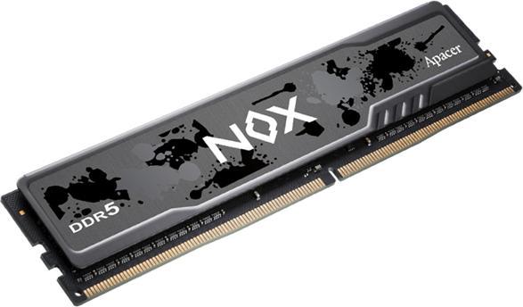 Image du produit Apacer DDR5 - 16 Go - 5200 - CL - 38 NOX Single (2 x 16GB, 5200 MHz, RAM DDR5, DIMM)