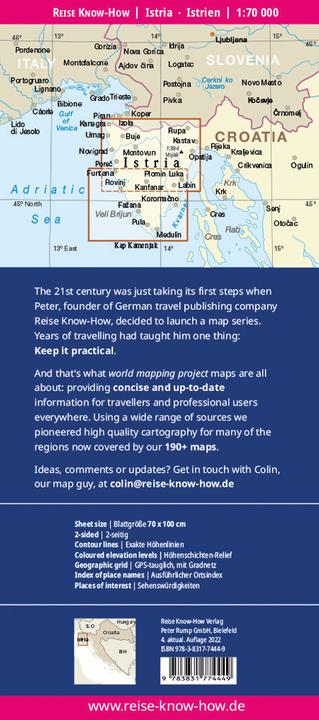 Produktbild Peter Rump:Reise K.-H.Landkrte Istrien