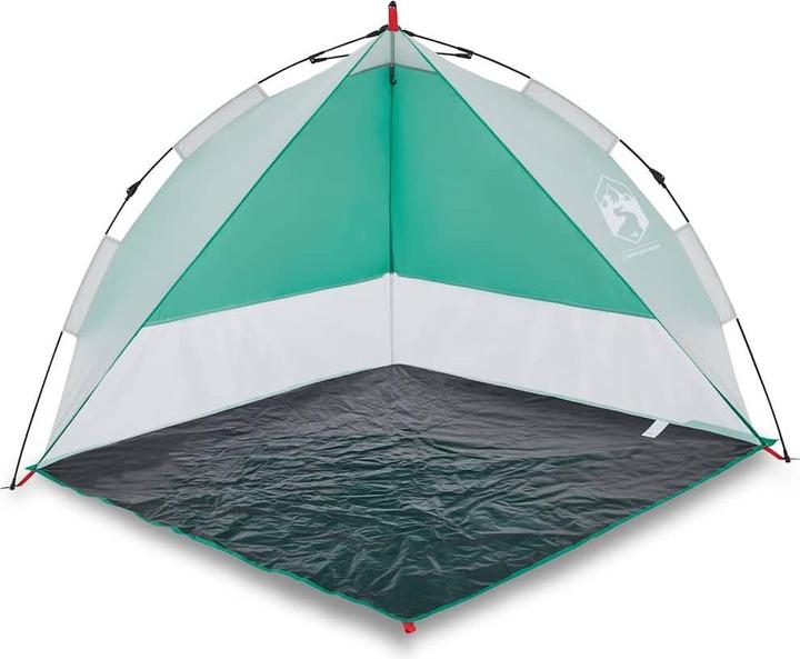 Produktbild VidaXL Strandzelt Seegrün Quick Release Wasserdicht (Strandzelt + Strandmuschel, 1.10 kg)