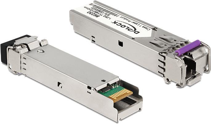 Actual product image Delock SFP Modul 1000Base-BX SM TX 1490 nm / RX 1310 nm (86230)
