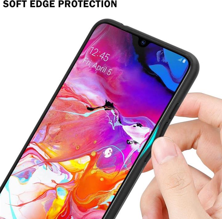 Immagine prodotto Cadorabo Copertura di vetro a strisce in TPU (Samsung Galaxy A70, Samsung Galaxy A70S)