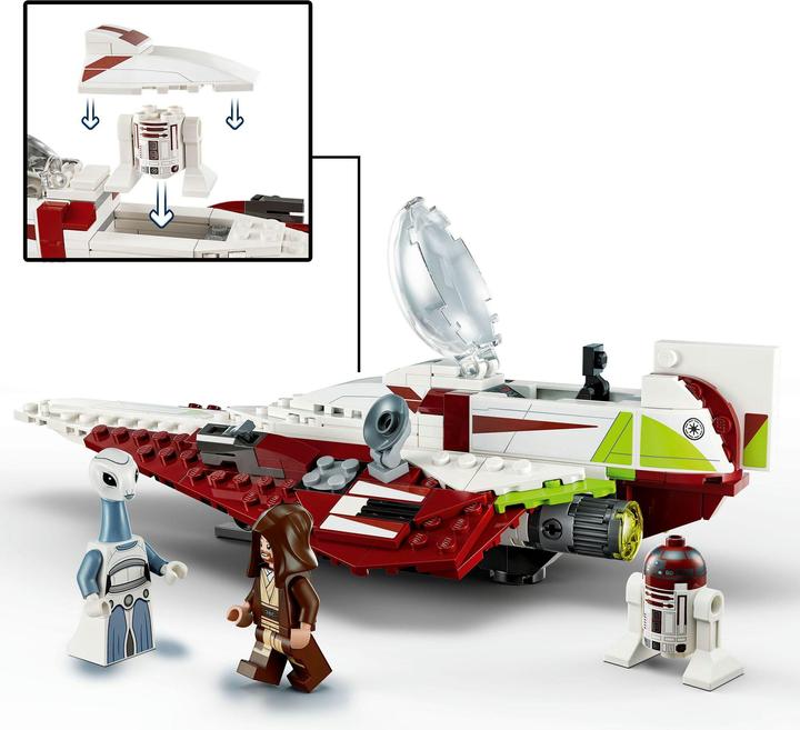 Actual product image LEGO Obi-Wan Kenobi's Jedi Starfighter (75333, LEGO Star Wars)