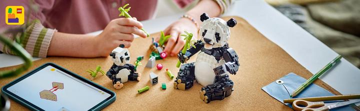 Produktbild LEGO Wilde Tiere: Pandafamilie (31165, LEGO Creator 3-in-1)